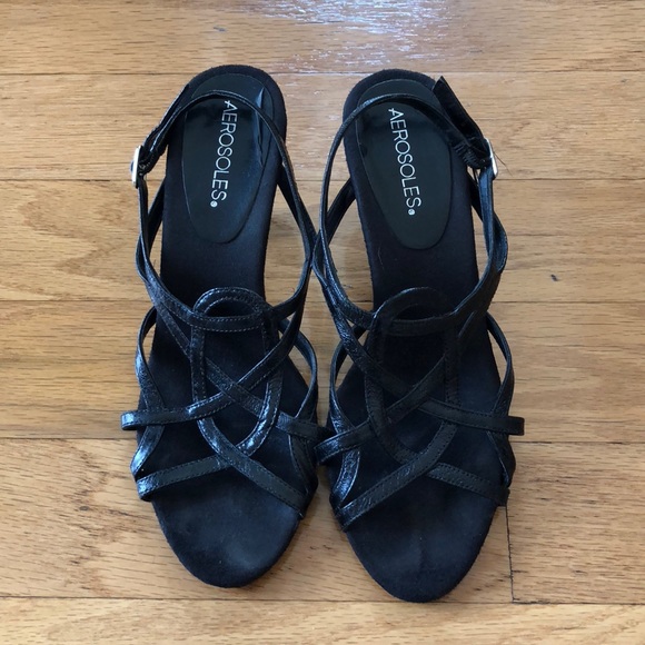 aerosoles strappy heels